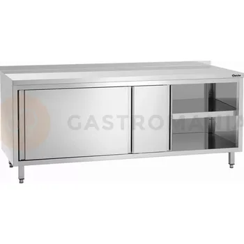 Dětská skříň Pracovní skříňka série 700 s lištou, 2000x700x850 mm, posuvné dveře | BARTSCHER, 338207