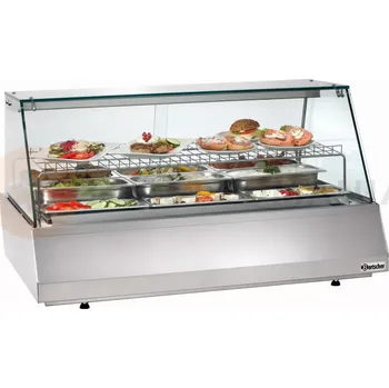 Chladící vitrína, 165 l, halogenové osvětlení, rovné sklo, 1075x775x590 mm | BARTSCHER, 406056