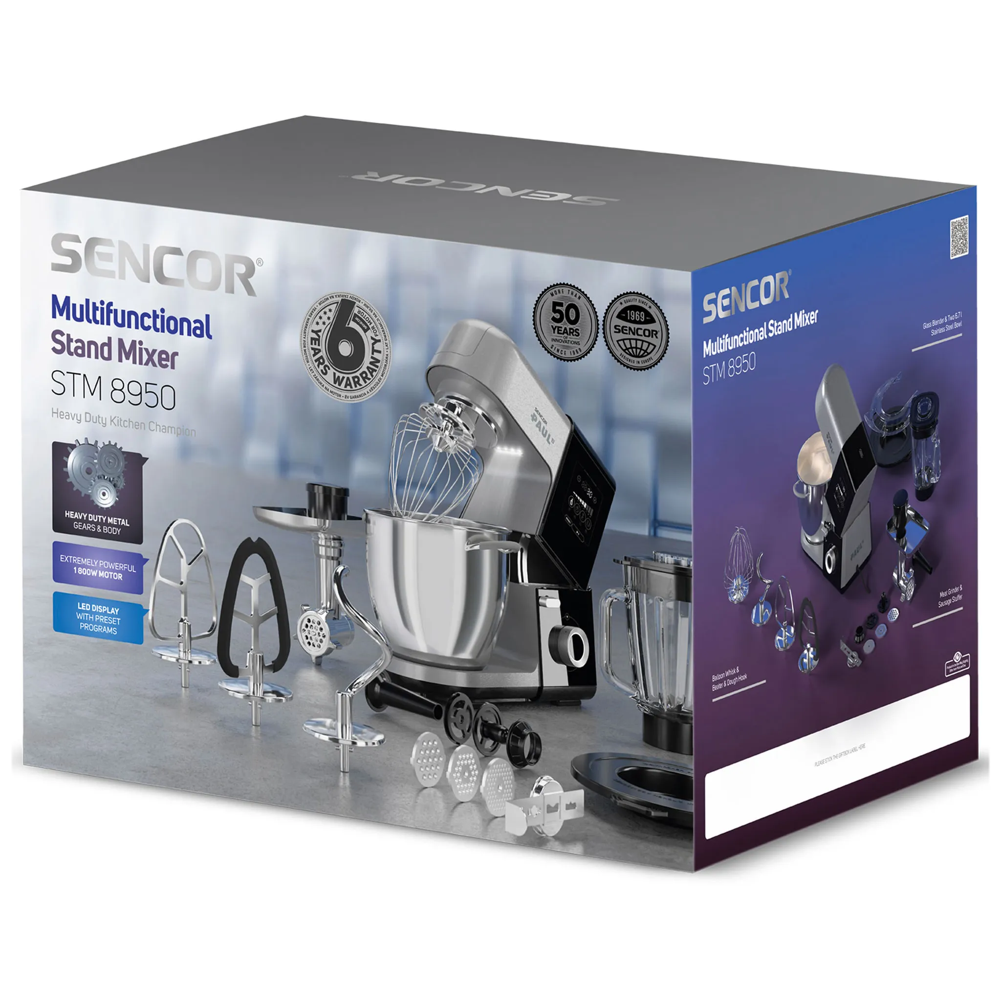 foto Kuchyňský robot Sencor Paul 3 STM 8950