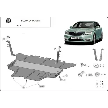 Kryt motoru Kryt pod motor VOLKSWAGEN GOLF VII (5G1, BQ1, BE1, BE2) - Plech - 8595698041647