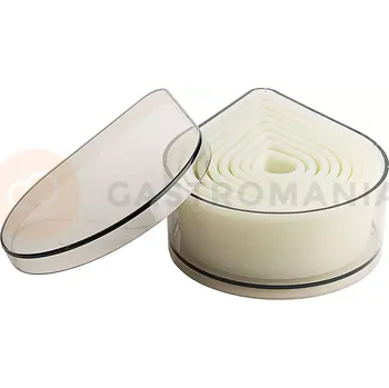 Výroba svíčky Vykrajovátka 8 ks, kapka 15 x 22 - 90 x 120 mm | CONTACTO, 1229/008