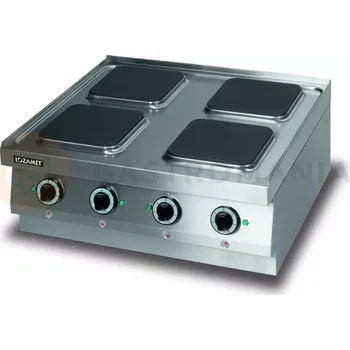 Sporák Elektrický sporák 4 plotýnky, 9,6 kW, 700x650x270 mm | LOZAMET, LEH410