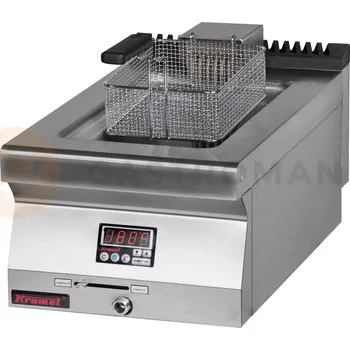 fritéza Elektrická fritéza jednokomorová 8 l | KROMET, 700.FE-10f