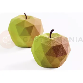 Kuchyňská sůl Silikonová forma na dezerty a monoporce, jablko, 4x 150 ml, 100x380x60 mm | DINARA KASKO, Apple