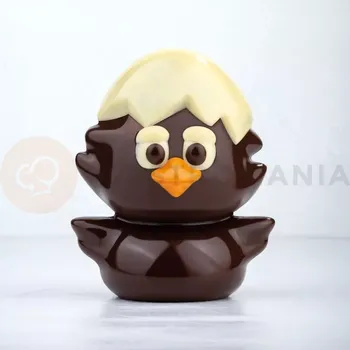 Čokoládová tyčinka Forma na čokoládu - kačenka s velikonočním motivem, 132x125x160 mm, 200 g - KT189 | PAVONI, Bomber