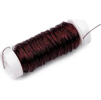 Vázací drát Drát Ø0,3 mm 30 g 4 bordó