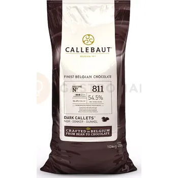 Potravina Hořká čokoláda 54,5% Callets 10 kg balení | CALLEBAUT, 811NV-01B