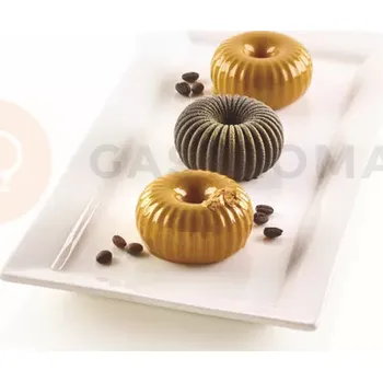 Kuchyňská sůl Silikonová forma na dorty a zákusky 6x 85 ml, 67x33 mm | SILIKOMART, Mini Raggio