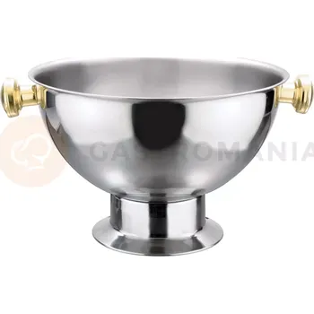 Nádoba na moč Mísa z nerezové oceli na punč Gold 13,5 l | CONTACTO, 287/385