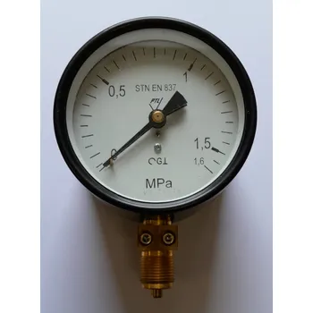 Diferenční manometr pr.100mm, M20x1,5 spodní, 0-1,6 MPa