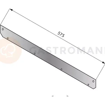 Počítačový stůl Okrajová lišta pro desky stolu 575 mm | LOZAMET, LO332
