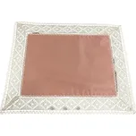 Texprim s.r.o. Ubrus s krajkou - starorůžový Velikost: ovál - 94x44cm