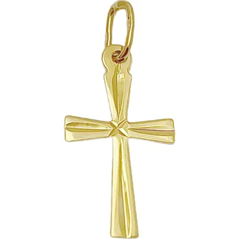 Přívěsek Zlatý přívěsek křížek 162-7 (0,42g)