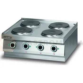 Sporák Elektrický sporák 4 plotýnky, 10,4 Kw, 700x650x270 mm | LOZAMET, LEH400