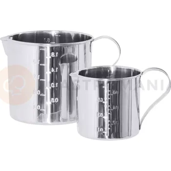 Nerezový dřez Nerezová odměrka 5 l s výpustí | CONTACTO, 520/620