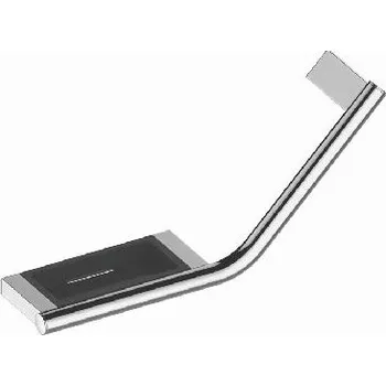 Madlo do koupelny Keuco Plan - Madlo lomené s mýdlenkou, 44x11 cm, pravé, chrom 14909071037