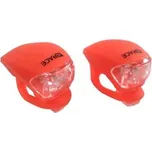 blikačka přední+zadní 4RACE LS03 silicon červené