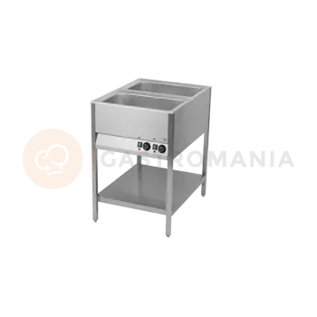 Výdejník vody Vodní lázeň stabilní dělená 600x870x900 mm | RM GASTRO, BMSK-2-1/1