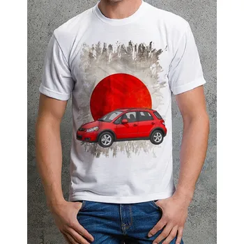 Pánské tričko tričko Suzuki SX4 XXL (Trička s motivy aut)