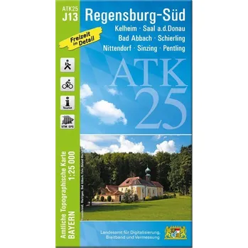 ATK25-J13 Regensburg-Süd (Amtliche Topographische Karte 1:25000) - Landesamt für Denkmalpflege Hessen
