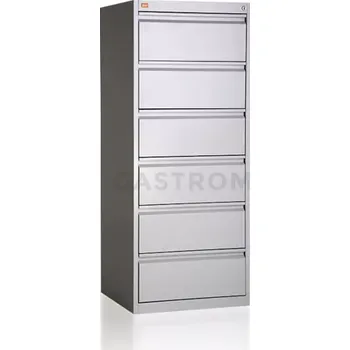 Zahradní skříň Skříň na obálky nebo osobní doklady, formát B-5, 6 zásuvek | KART-MAP, KOP/6