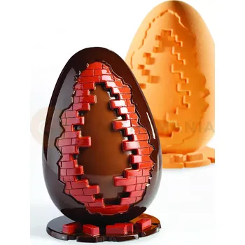 Čokoládová tyčinka Forma na čokoládu - vejce s motivem zdi, 140x200 mm, 420 g - KT168 | PAVONI, The wall