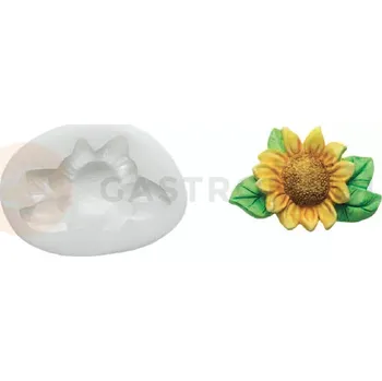 Kuchyňská sůl Forma na cukrovou hmotu SLK 061 - slunečnice, 65x45 mm | SILIKOMART, Sugarflex Sunflower