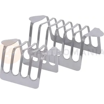 Nerezový dřez Stojan z nerezové oceli na 6 toastů 50x140x50 mm | CONTACTO, 7676/006