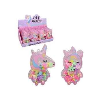 plyšák Korálky, box jednorožec, 12 cm