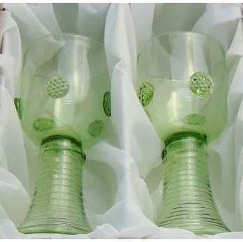 Sklenice Říman Lesní zelené sklo C02 200ml / 160mm set 2ks sklenic