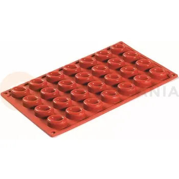 Kuchyňská sůl Silikonová forma Formaflex na monoporce - 300x175 mm, 28 ks x 35x25x13,5 mm, 7,5 ml - FR074 | PAVONI, Micro Savarin Oval