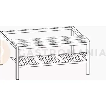 Příslušenství pro dětskou postel a kolébku Police na boty do skříně BHP, šířka 900 mm | KART-MAP, PŁB/900