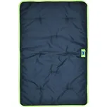 Polštář JOLLY černý+zelený lem 65