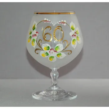 Sklenice Výroční sklenička Carmen 60let bílá