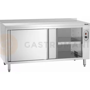 Zahradní skříň Vyhřívaná skříňka série 700 s lištou, 1600x700x850 mm, posuvné dveře | BARTSCHER, 348167