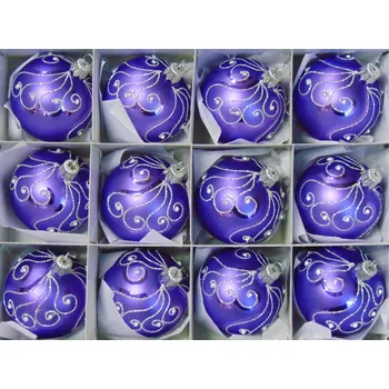 Vánoce Vánoční koule sada 6cm 12ks/4046