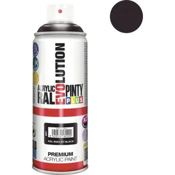 Barva ve spreji Barva ve spreji PINTYPLUS EVO 400ml RAL9005 černá lesklá