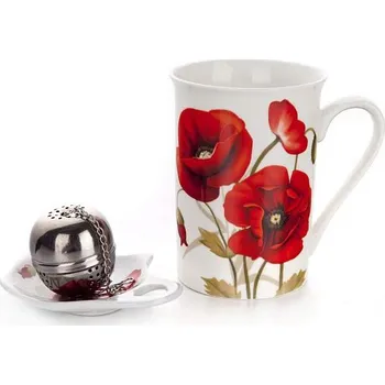 Banquet Sada na čaj RED POPPY