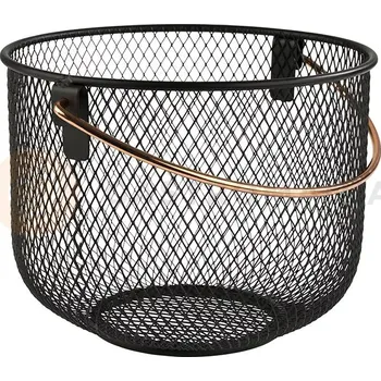 Kovový košík ø300x190 mm, černý | APS, 30208