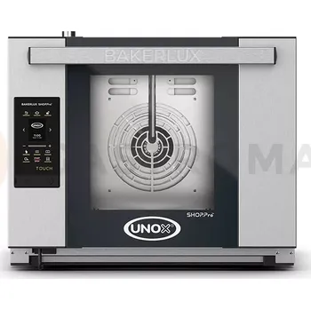 Konvekční pec se zvlhčováním, čerpadlem a ručním otevíráním 4x 460x330 mm, 3,5 kW/230V, Arianna.Matic | UNOX, BAKERLUX SHOP.Pro TOUCH