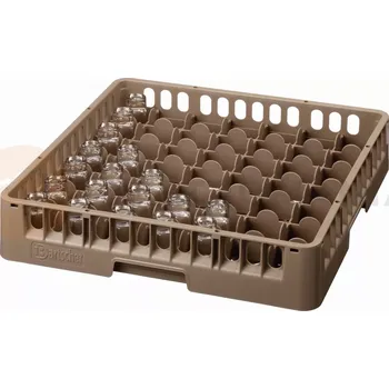 Čistič myček Koš na sklenice, 49 přihrádek, 500x500x100 mm | BARTSCHER, 5349
