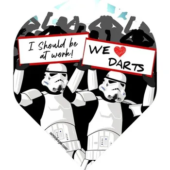 Příslušenství pro šipky Letky Original StormTrooper Dart Flights No2 Std Storm Trooper - We Love Darts