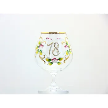 Sklenice Výroční sklenička Carmen 18 let čirá