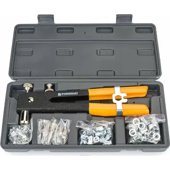 Nýtovací pistole Powermat PM-NIR-86SU + nýty M3-M8 + kufr