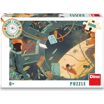 Hračka DINO Puzzle Najdi 10 předmětů: Vesmír XL 300 dílků