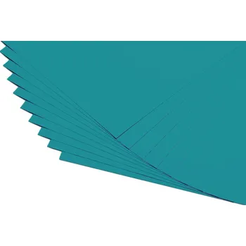 Barevný papír Barevné papíry tyrkysové - 20 listů A4 - 130g