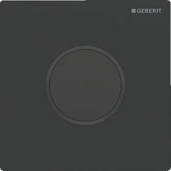 Geberit Splachovací systémy - Elektronické ovládání splachování pisoárů typ 10, bateriové napájení, easy to clean, matná černá 116.035.16.1