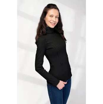 Těhotenský svetr MAMBI Kojicí rolák Ruby černý Velikost: XL
