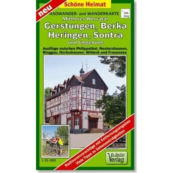 Doktor Barthel Karte Mittleres Werratal, Gerstungen, Berka, Heringen, Sontra und Umgebung
