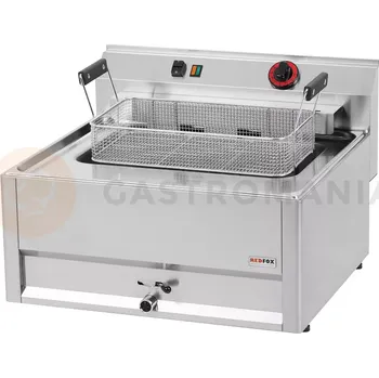fritéza Fritéza 16 l třífázová, 15 kg/h | REDFOX, FE-66-ELT